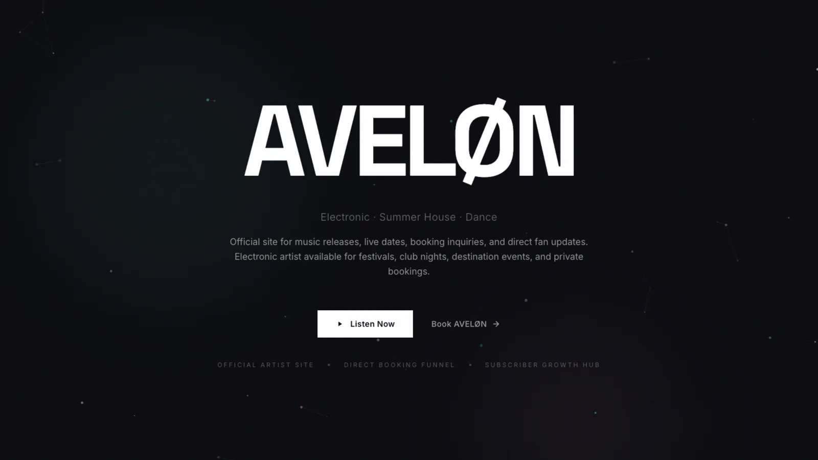 AVELON Artist Platform