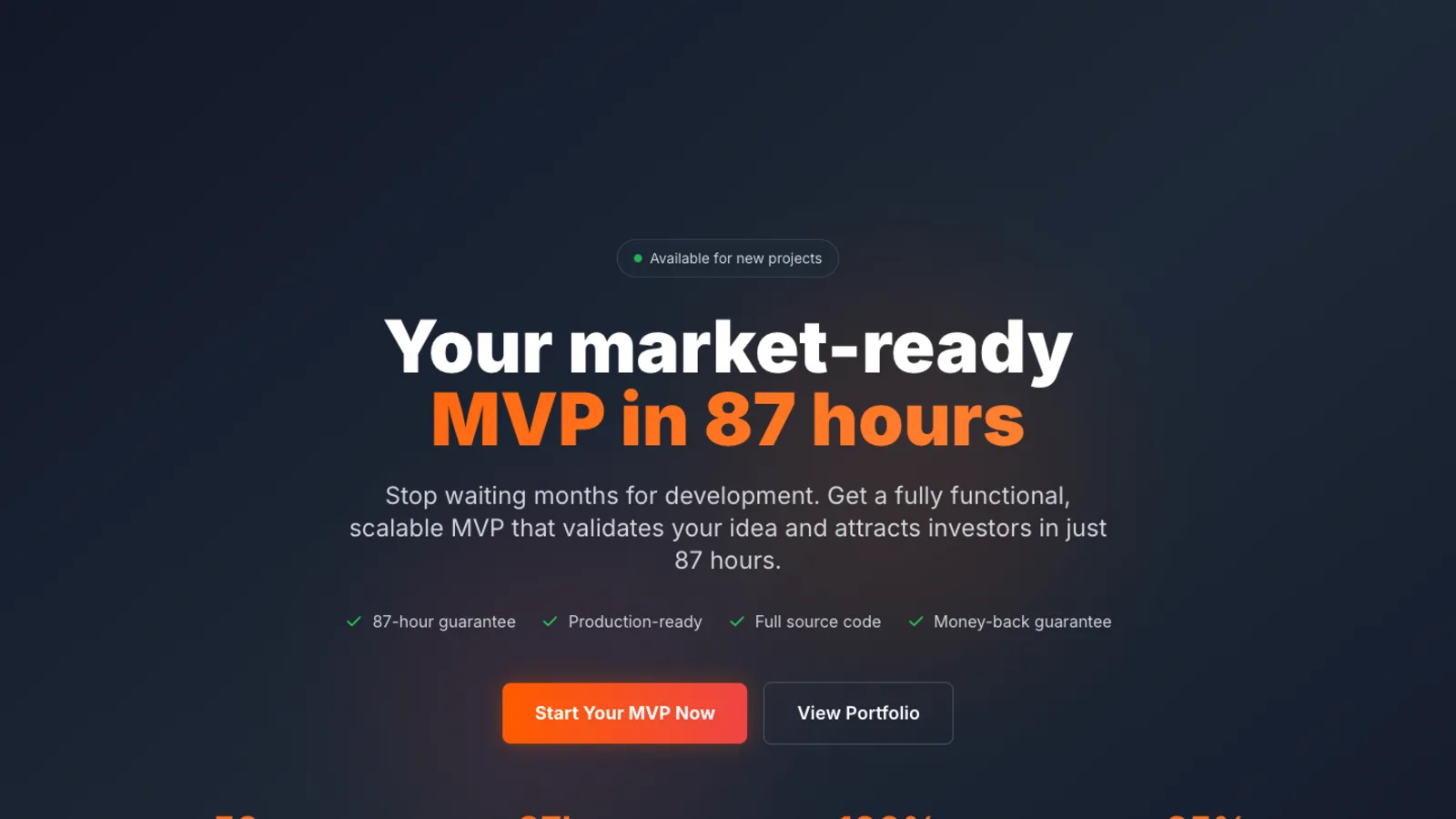 eighty7 MVP Studio Website