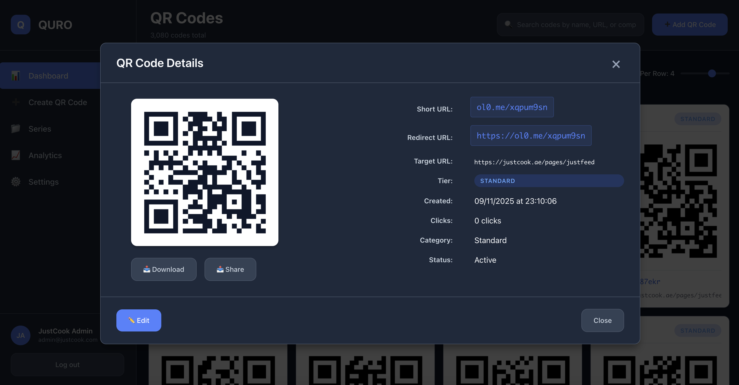 Quro API & Dashboard