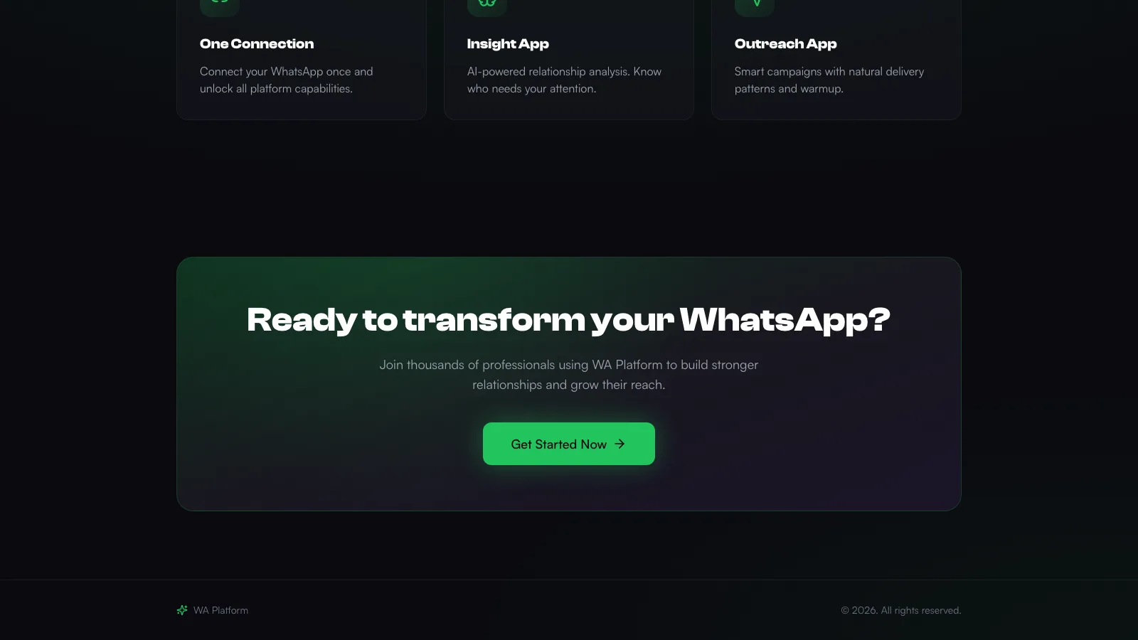 WA Platform