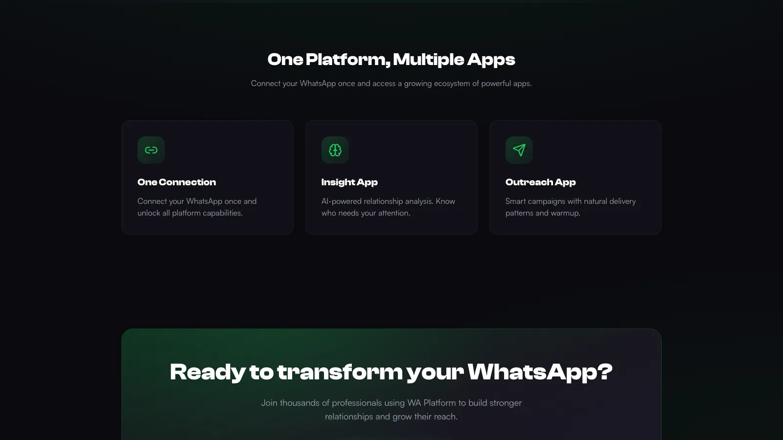 WA Platform